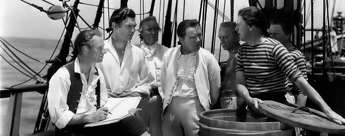 Clark Gable, Charles Laughton, Ian Wolfe | "Mutiny on the Bounty" (1935) *