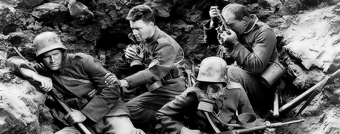 Lew Ayres, G. Pat Collins, and Louis Wolheim | "All Quiet on the Western Front" (1930) *