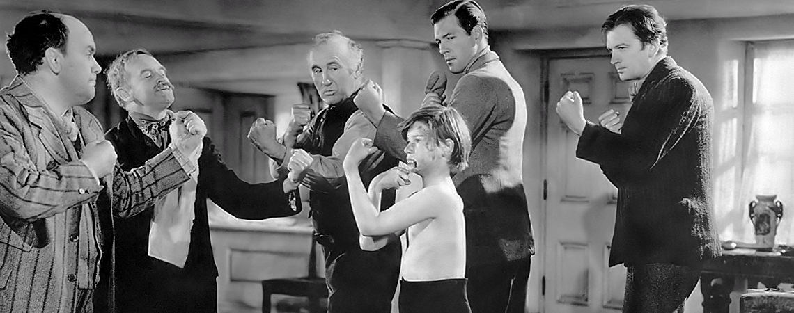 Roddy McDowall, Donald Crisp, Barry Fitzgerald, Richard Fraser, John Loder, Rhys Williams | "How Green Was My Valley" (1941)