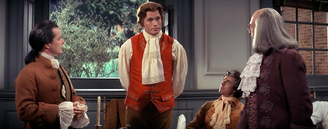 William Daniels, Howard Da Silva, Ron Holgate, Ken Howard | "1776" (1972)  *