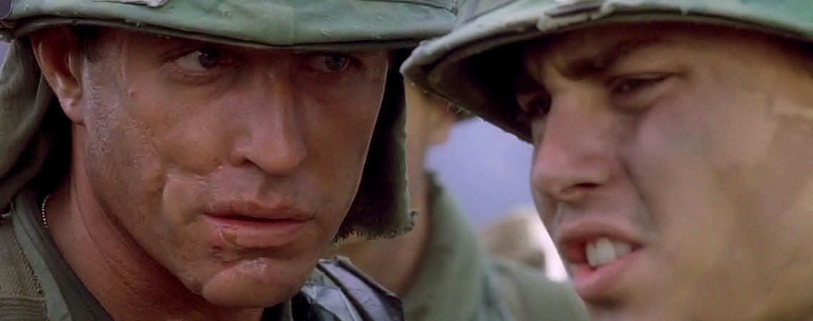 Tom Berenger, Johnny Depp | "Platoon" (1986)