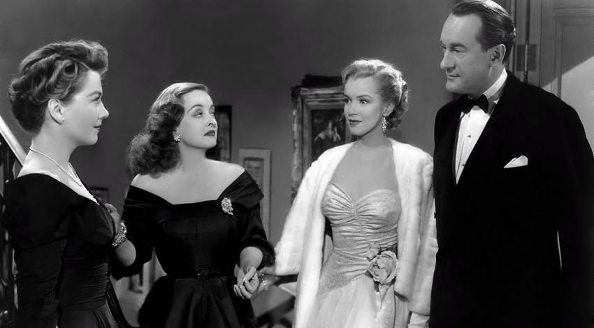 Bette Davis, Marilyn Monroe, Anne Baxter, George Sanders | "All About Eve" (1950)