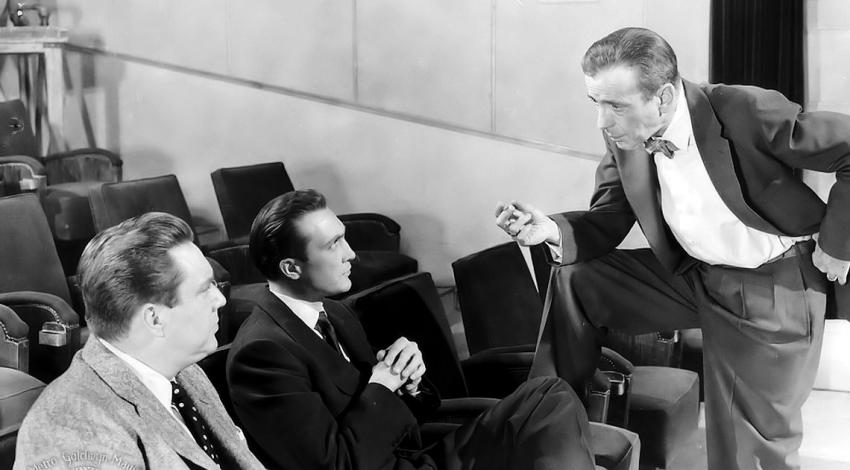 Humphrey Bogart, Edmond O'Brien, Warren Stevens | "The Barefoot Contessa" (1954) *