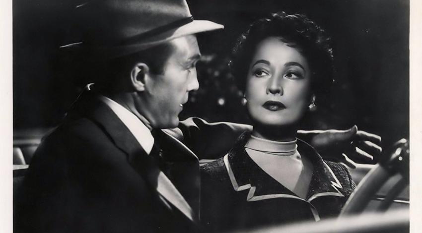 Merle Oberon, Warren Stevens | "The Price of Fear" (1956)
