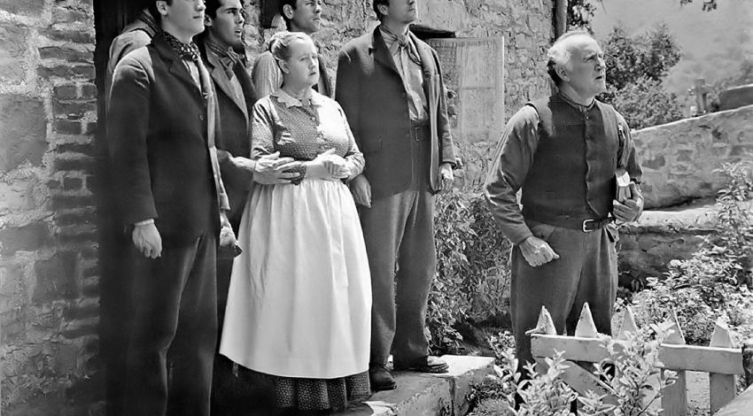 Sara Allgood, Donald Crisp, Richard Fraser, John Loder, James Monks, Evan S. Evans | "How Green Was My Valley" (1941) *