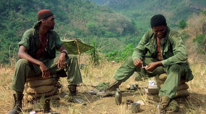 Reggie Johnson, Forest Whitaker | "Platoon" (1986)