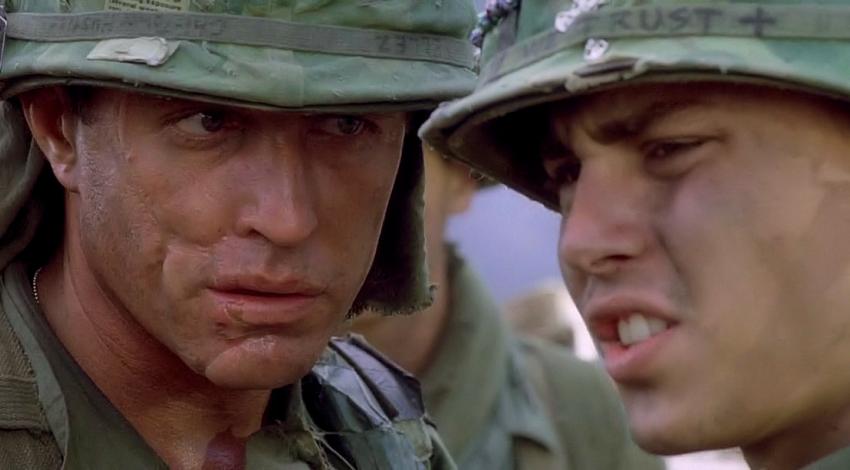 Tom Berenger, Johnny Depp | "Platoon" (1986)