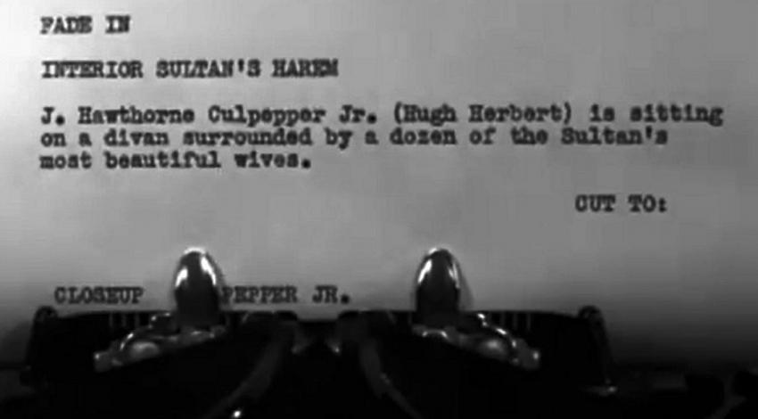 Script Page (1935)